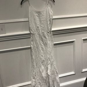 Long Lined White Maxi Dress